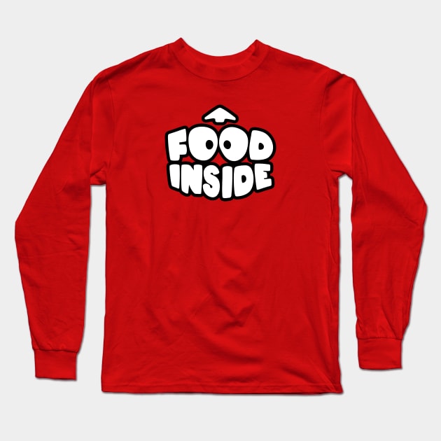 Food Inside Long Sleeve T-Shirt by melenmaria